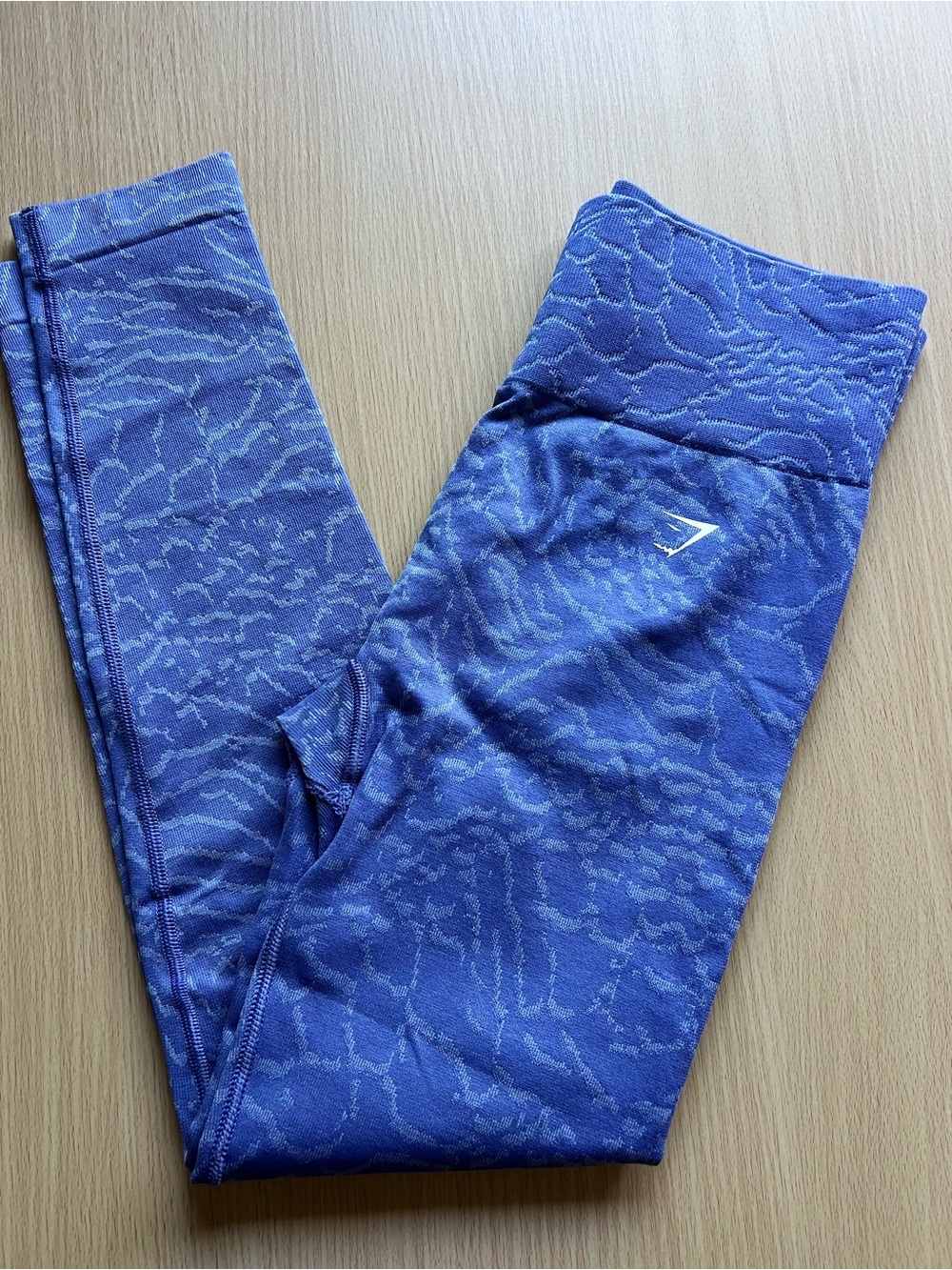 Gymshark women blue Blue Patterned Leggings